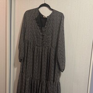 Levi's Black and White Dress